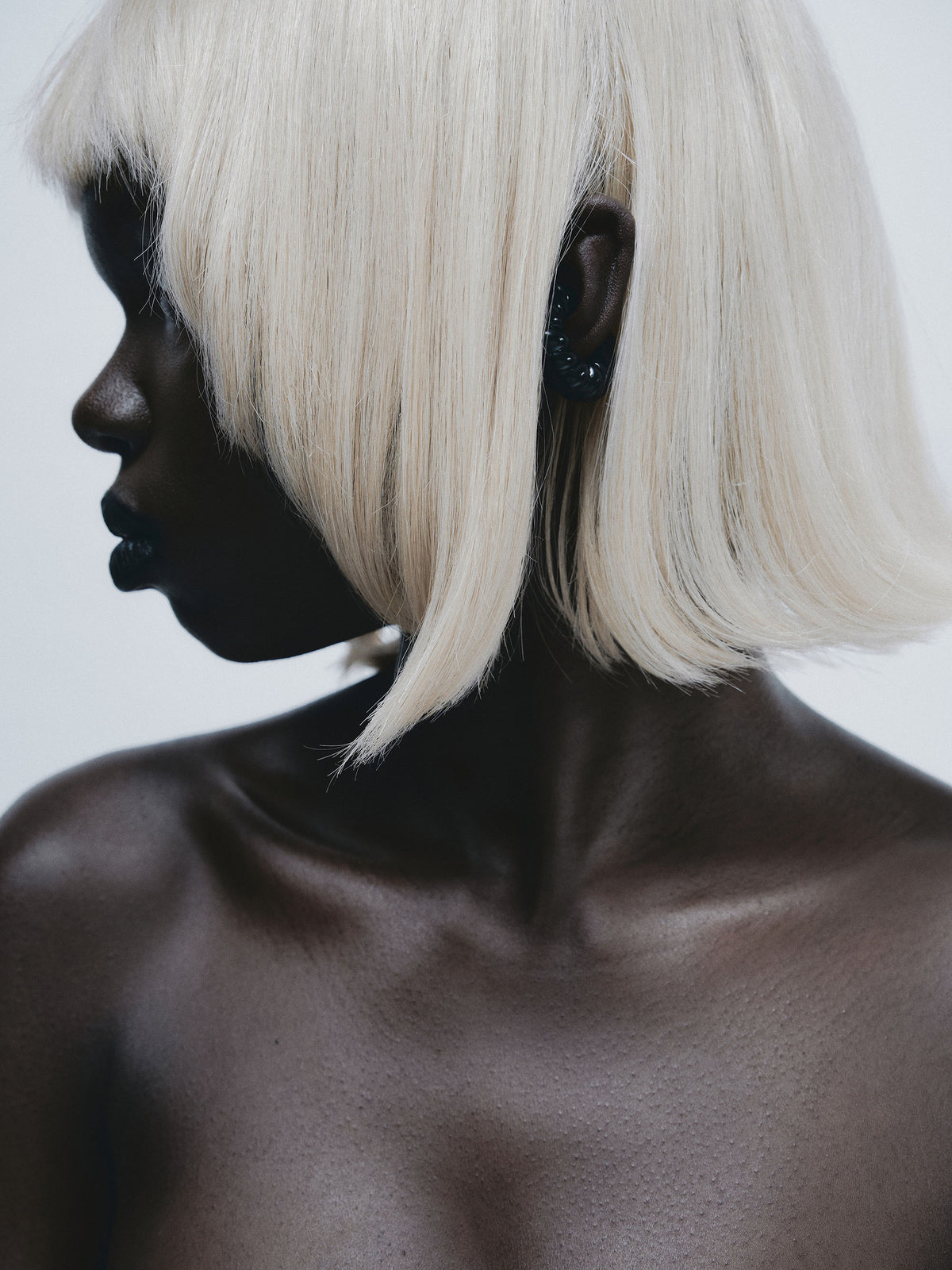 Croissant Ear Cuff - Black