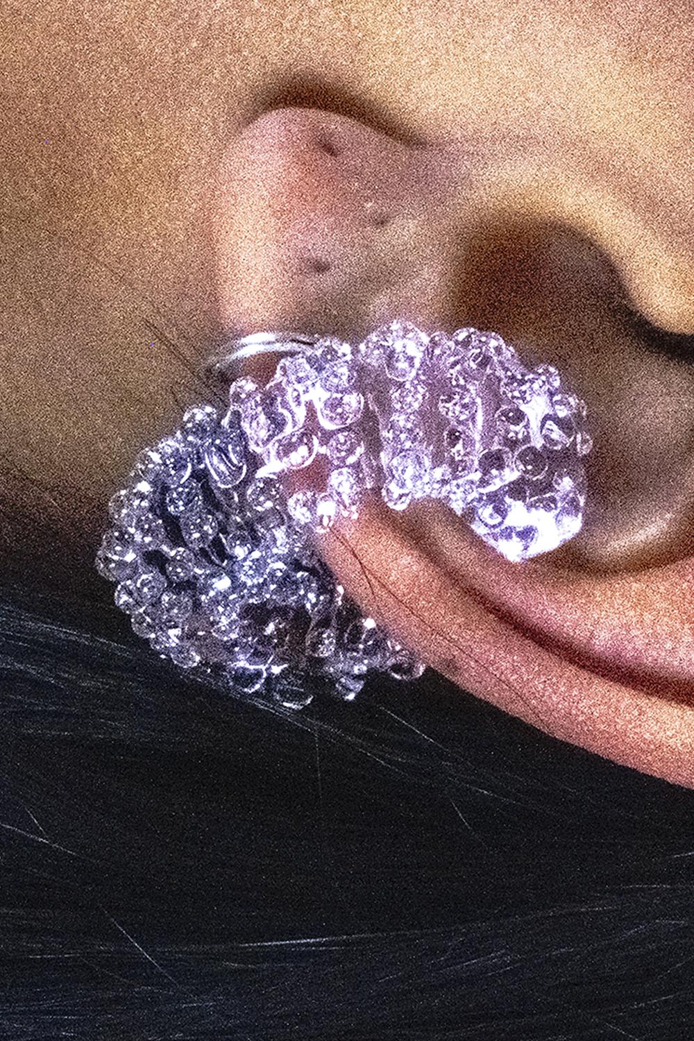 Dotted Ear Cuff - Pink