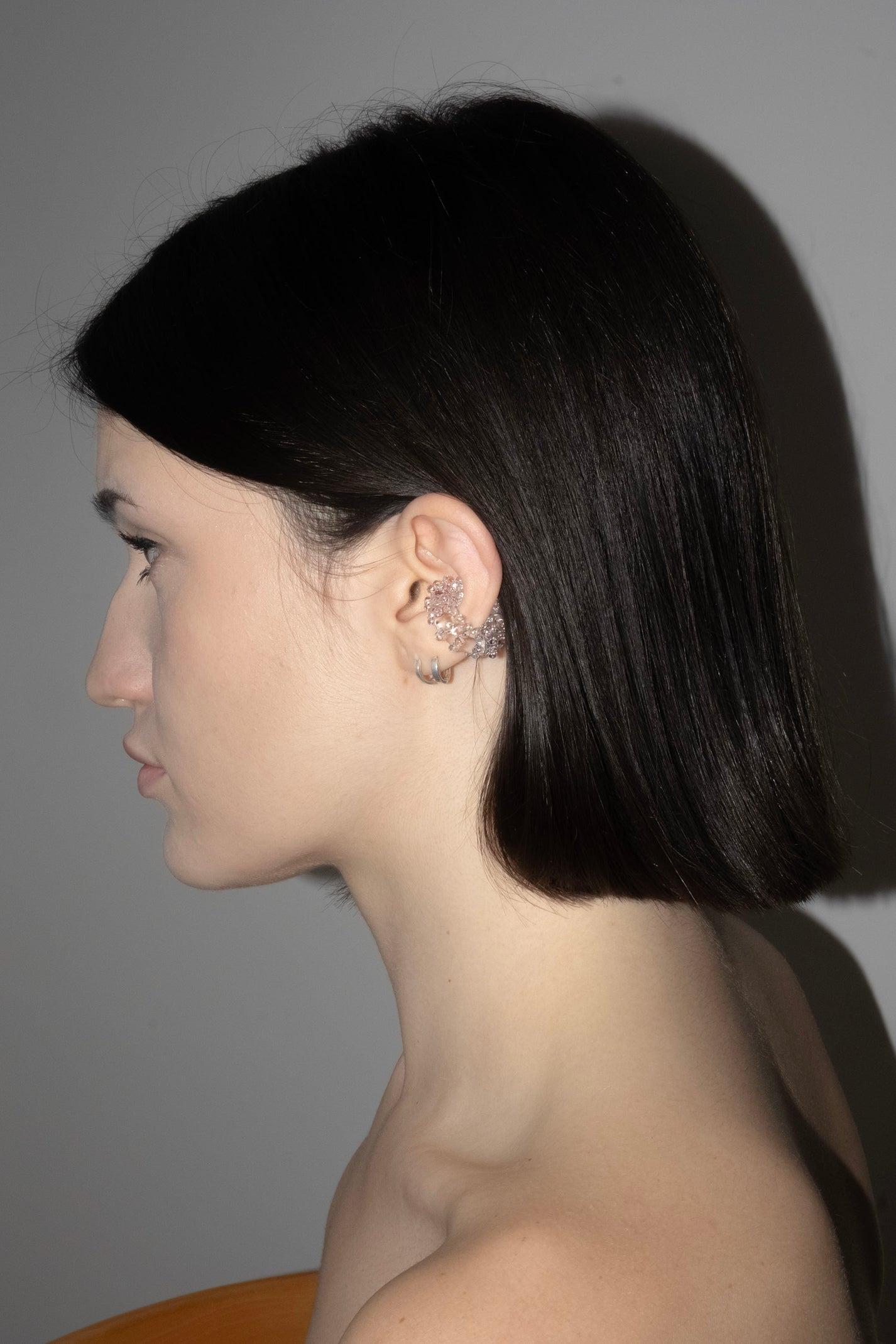 Dotted Ear Cuff - Transparent