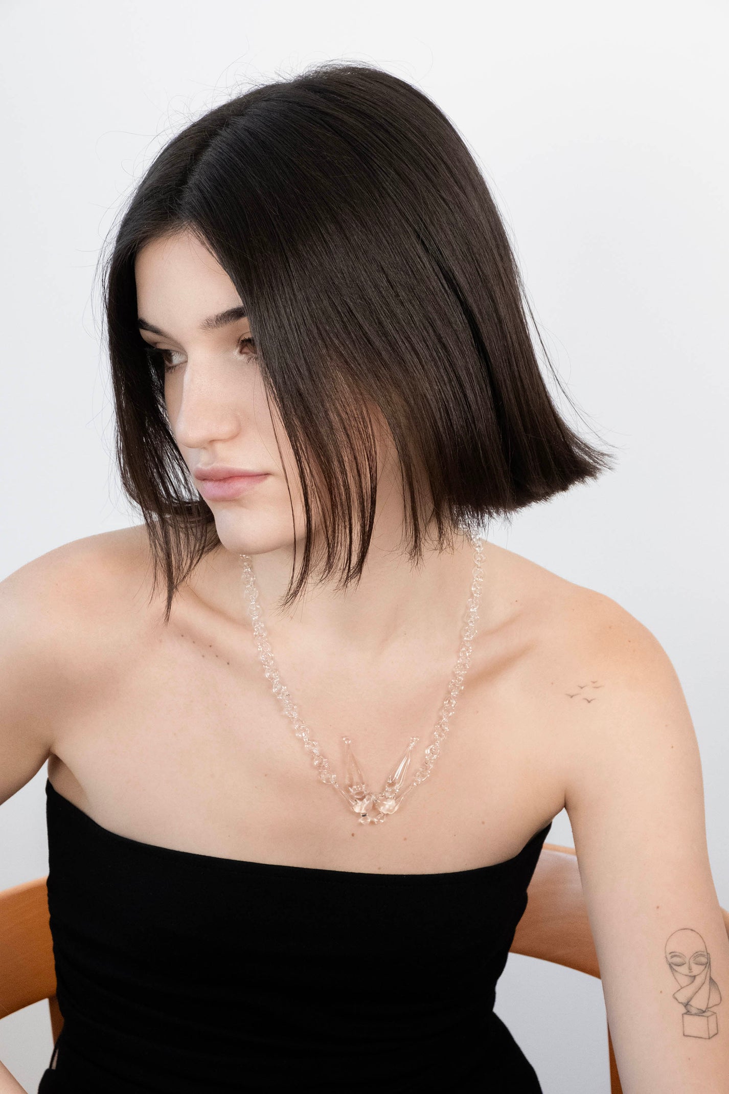 Swimmers Necklace - Transparent