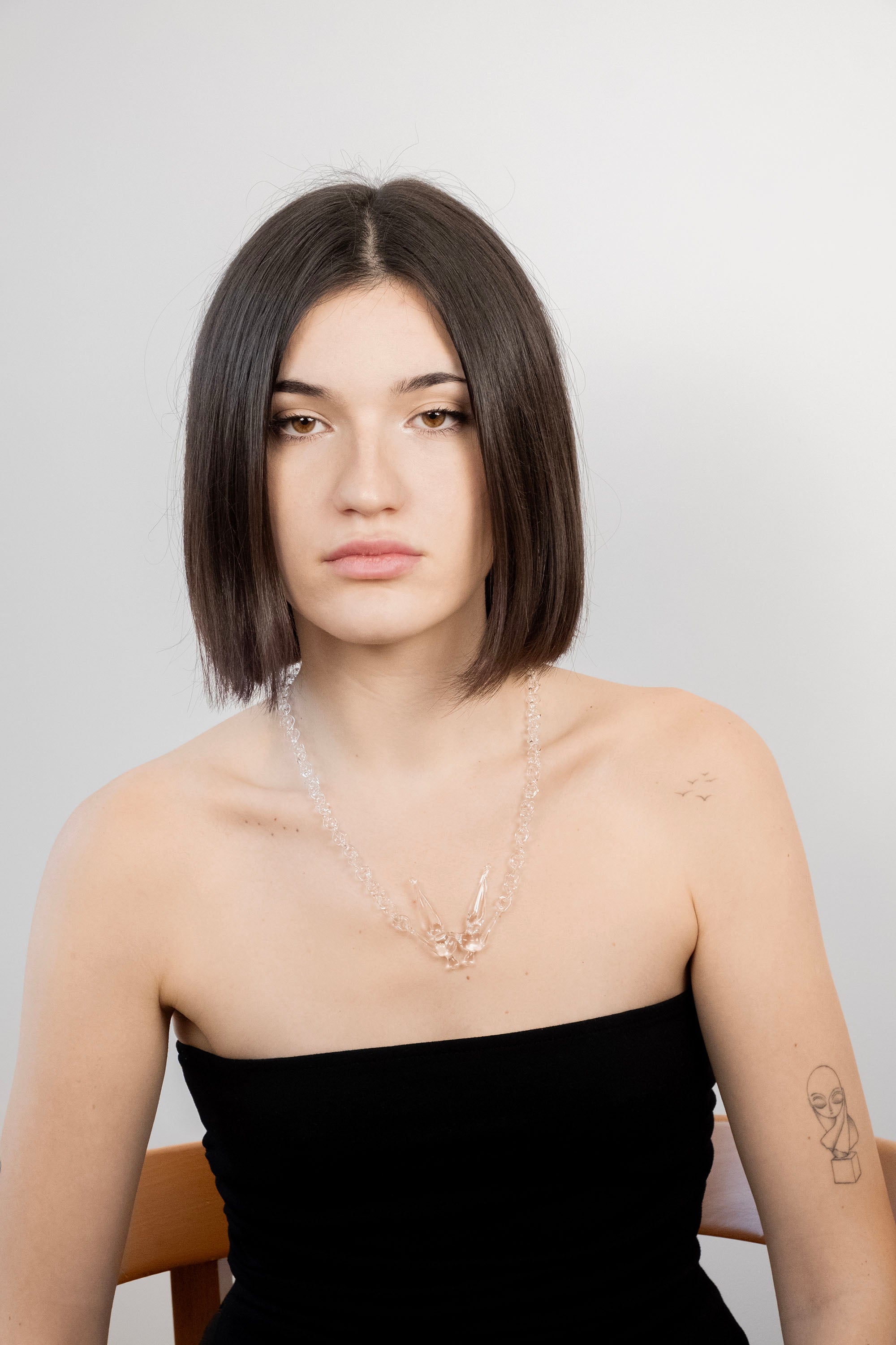 Swimmers Necklace - Transparent