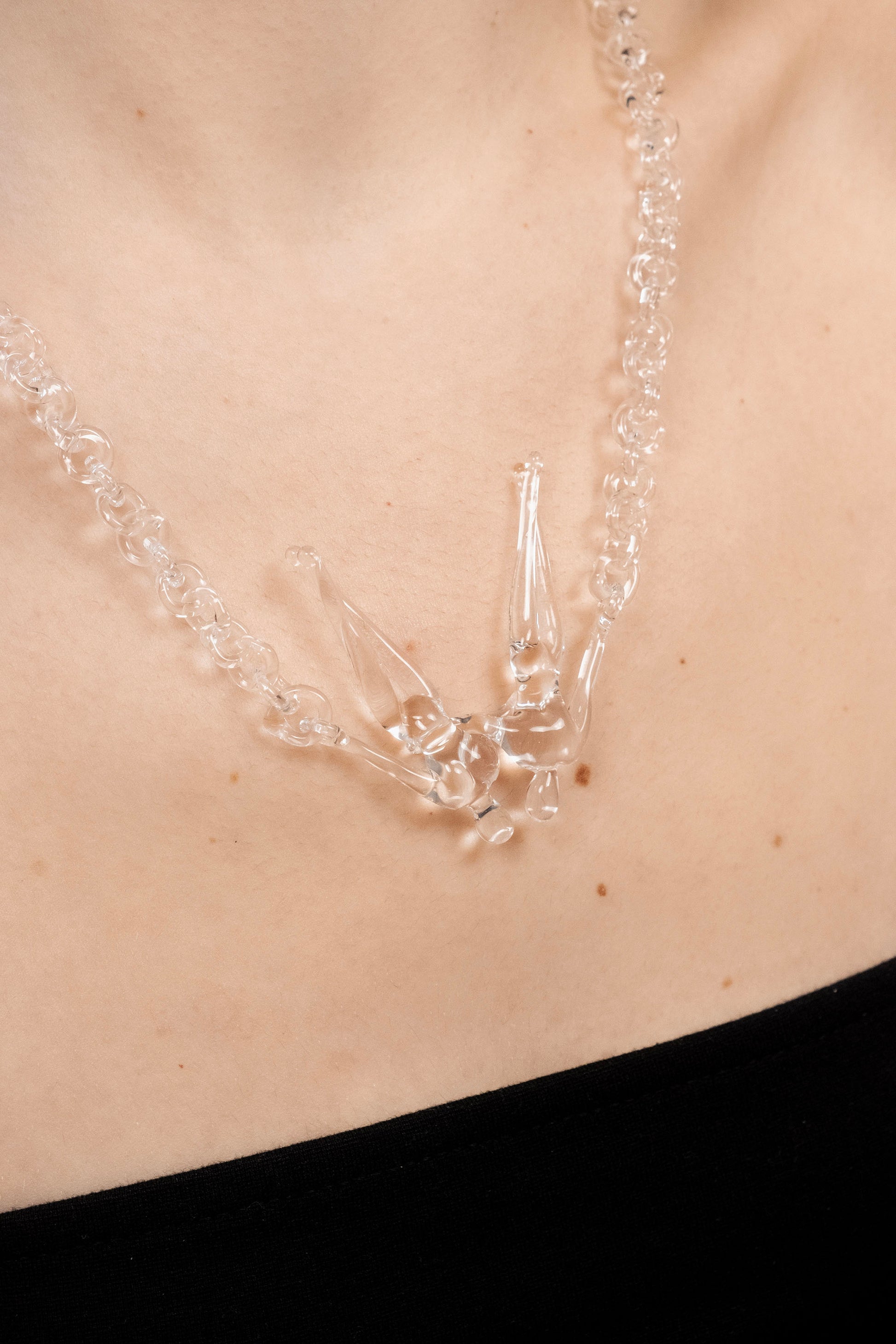 Swimmers Necklace - Transparent